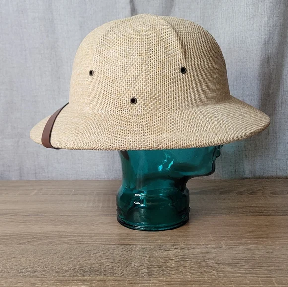 Woven Safari Hat Garden Hat Postal Carrier Mailman - Picture 4 of 16